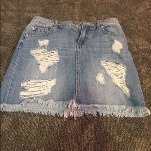Denim skirt